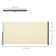 Dakota Fields 300cm W x 9cm D Polyester Cover Retractable Freestanding Awning