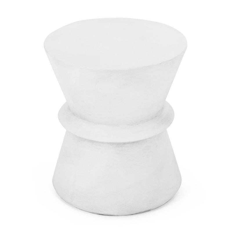 Outdoor Lightweight Concrete Side Table