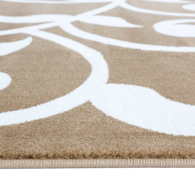 Tapis beige, Rectangle 2 pi x 3 pi