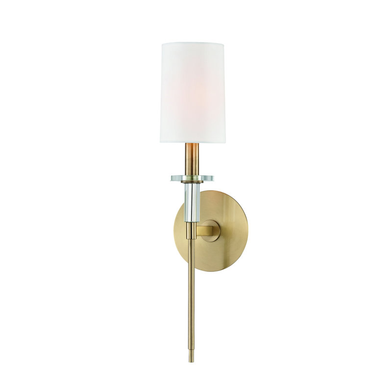 Amherst 1 - Light Wallchiere, Aged Brass