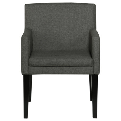 Yorkshire Grey Upholstered Dining Arm Chair (Set of 2)