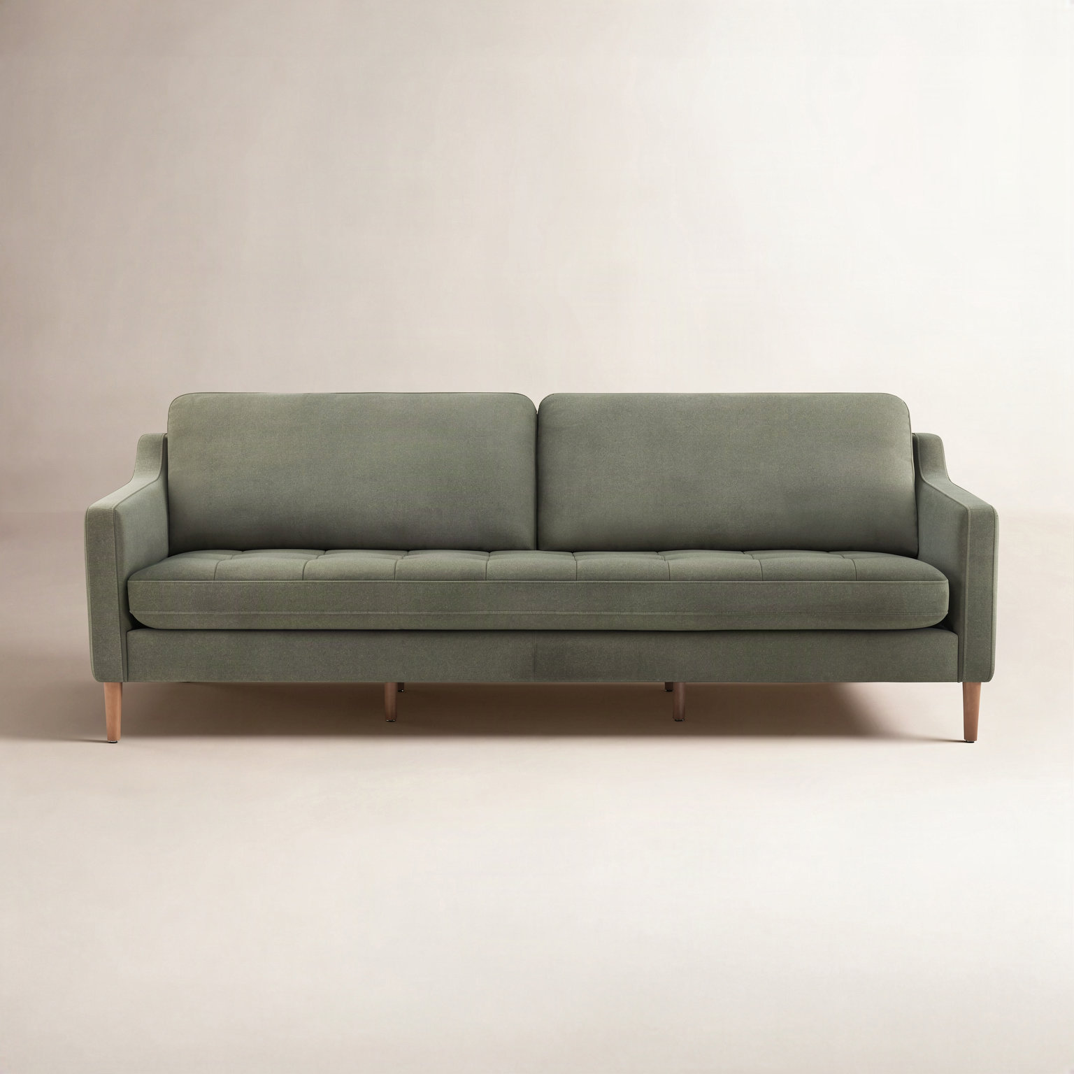 Daylen 86" Velvet Sofa, Vesper Forest Velvet