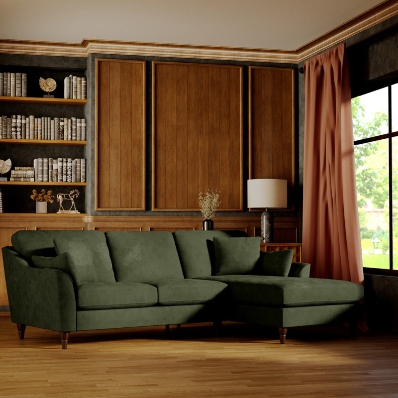 Melbern 3 Seater Corner Sofa, Alpine, Right Hand Facing