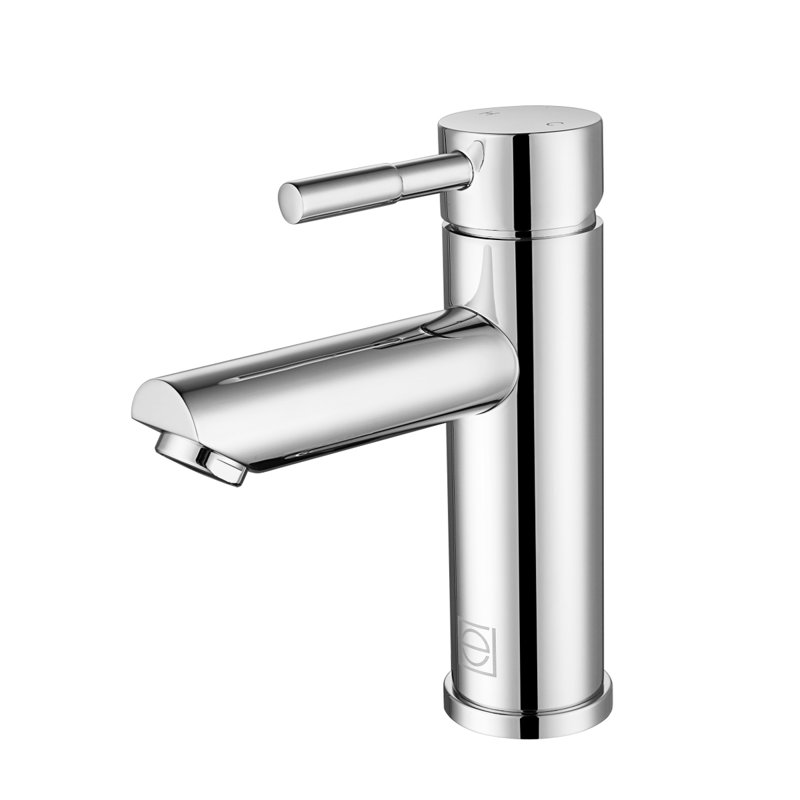 Robinet pour salle de bain à un trou Mia, Chrome
