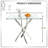 Brintney Contemporary Square Clear Dining Tempered Glass Table with Stainless Steel Legs,dinning table,dining room table-2102820045