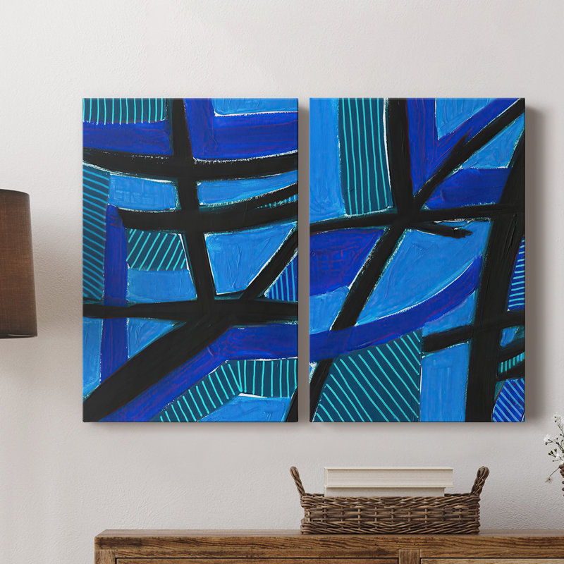 InvolvedBluesI-Premium Gallery Wrapped Canvas -Ready to Hang, 18" H x 24" W