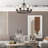 Ahsir 6 - Light Dimmable Lantern Wagon Wheel Chandelier-2034365439