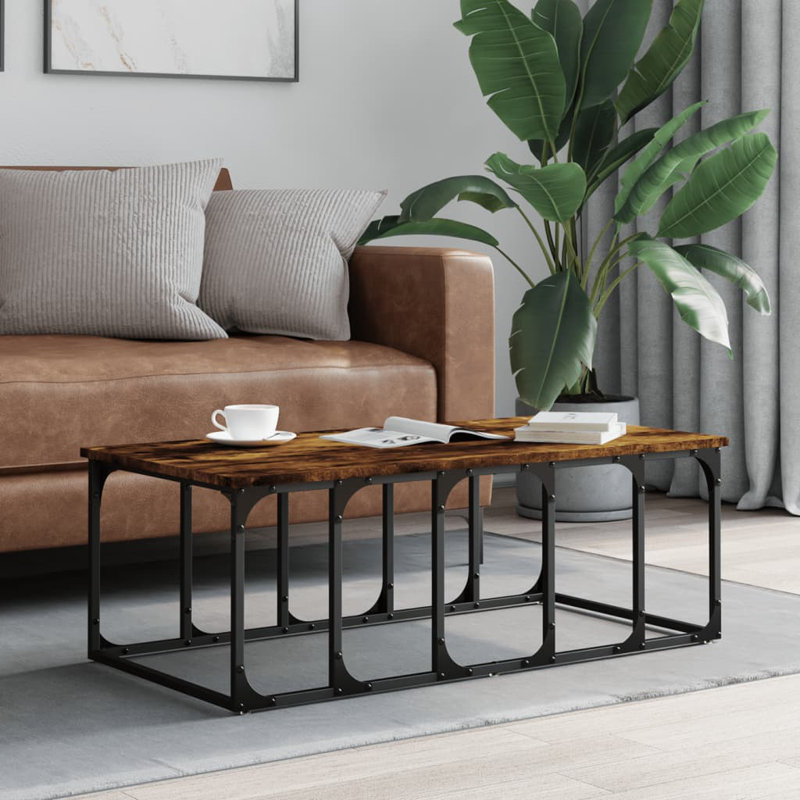 Kennerdell Frame Coffee Table, Smoked Oak