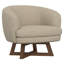 Fauteuil d'appoint pivotant beige-1536030392