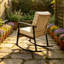 Ensemble bistro en rotin d'extérieur 3 pièces, table basse à 2 niveaux et coussins épais, ensemble de conversation pour patio toutes saisons pour jardin avec balcon, beige