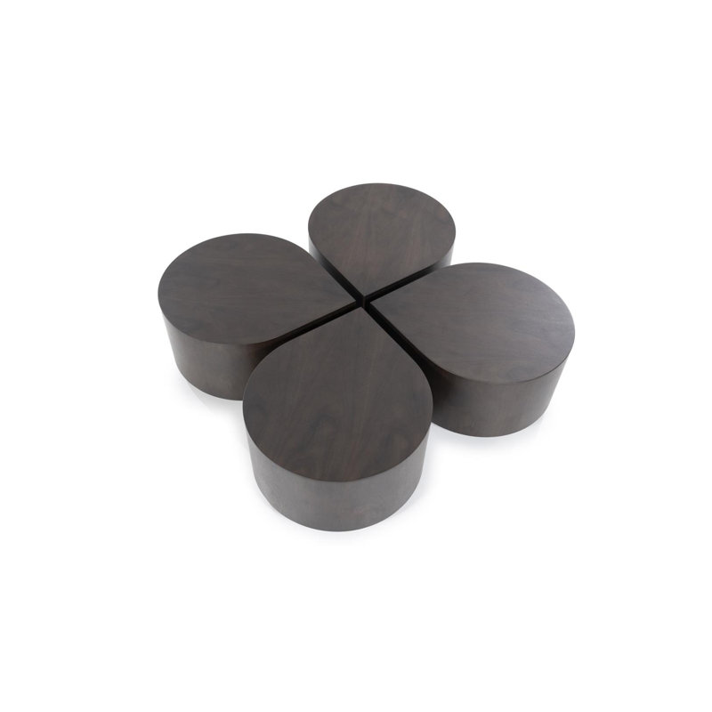 Jules End Table, Dark Brown