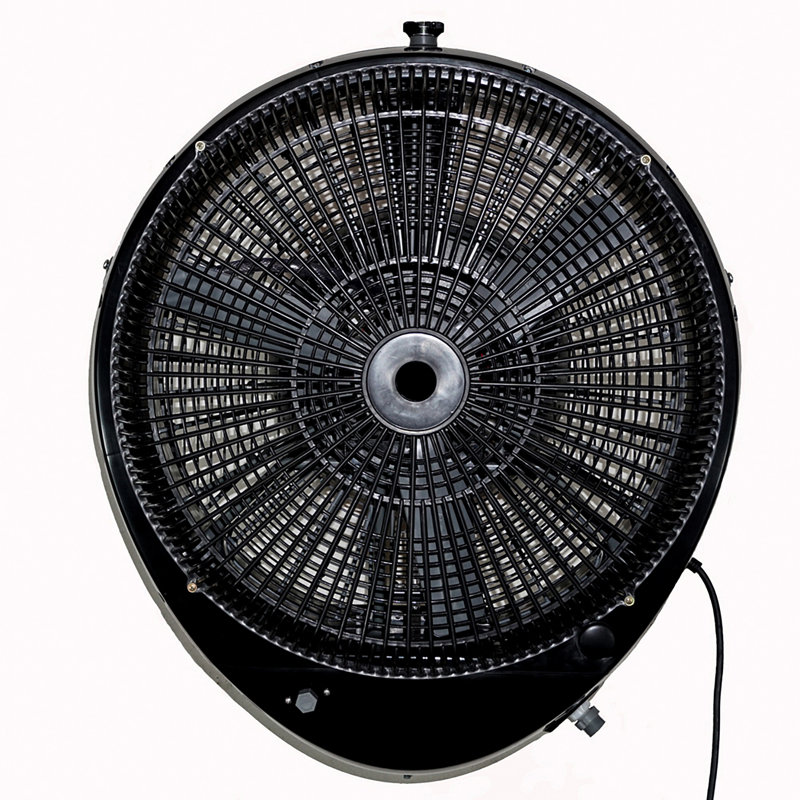 EcoJet Hurricane 660 30" High Velocity Wall Mount Misting Fan, Black