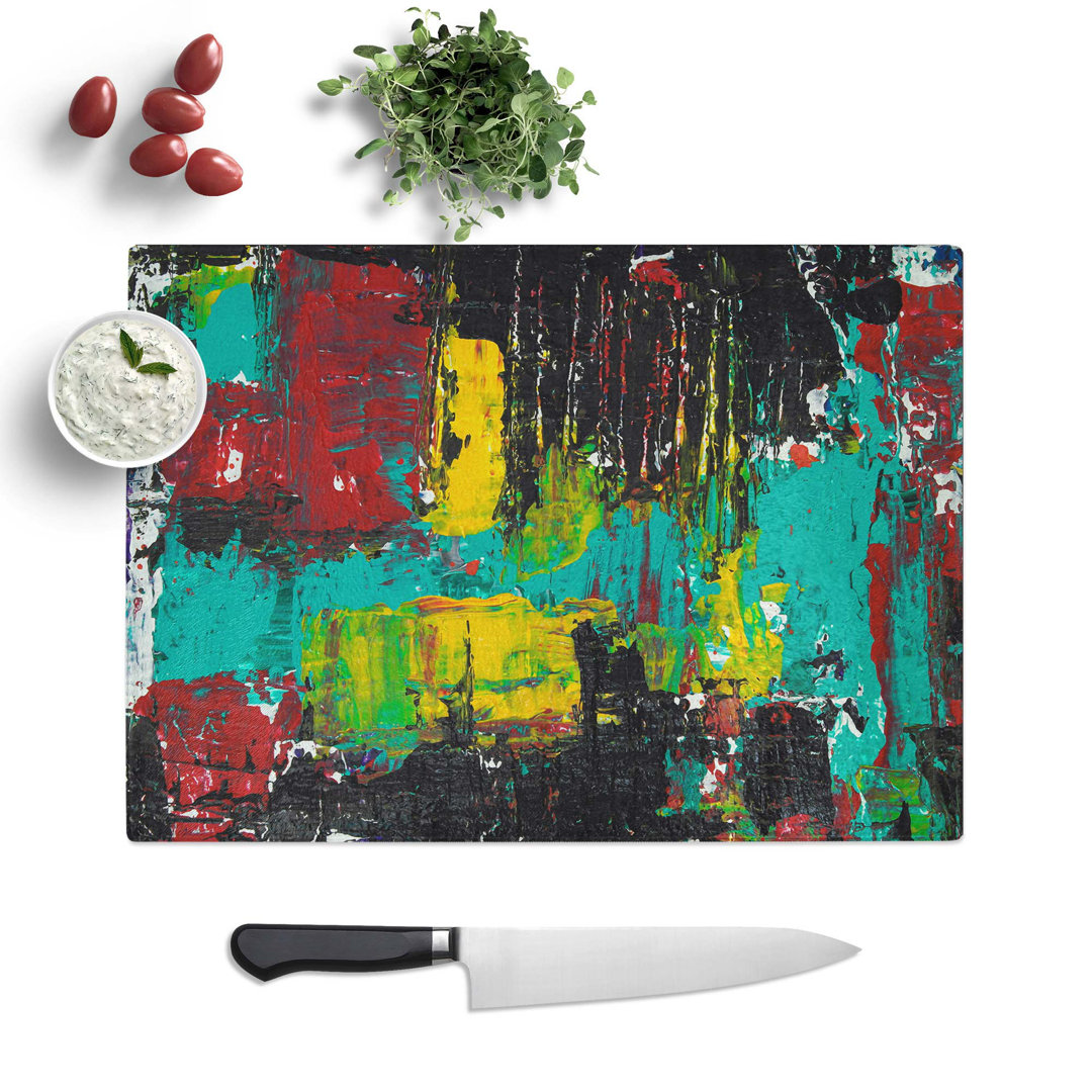 Tempered Glass Art Painting Vol.72 Chopping Board