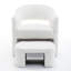 Fauteuil demi-tonneau avec repose-pieds-1459439866