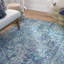 Tapis bleu foncé / bleu sarcelle Hillsby-22619448