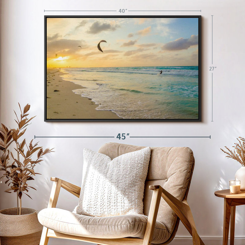Impression sur toile Caraïbes, H 27 po x l 40 po