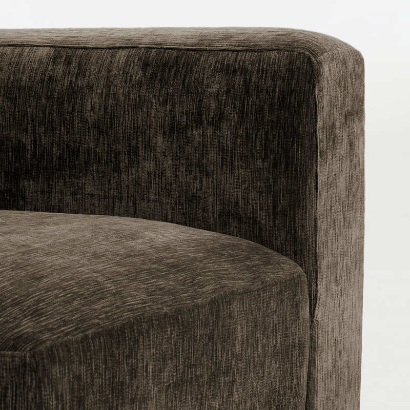 Canapé modulaire Chenille, Chocolat