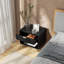 Aleene 50cm W Manufactured Wood Bedside Table-1382050873