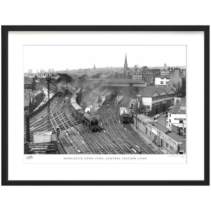 Newcastle Upon Tyne, Central Station C1960 by Francis Frith - Single Picture Frame Print, 45cm H x 60cm W x 2.3cm D