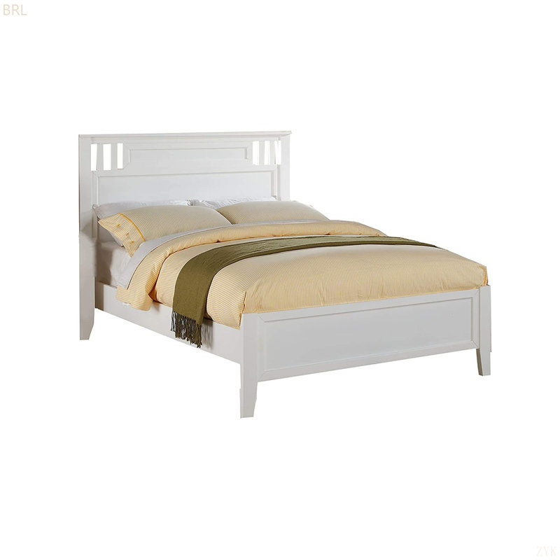 Meuble de chambre simple et moderne simple 1pc, Lit simple, Blanc