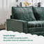 Canapé modulaire confortable en forme de L 99 po Chenille-129424434