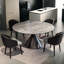 Ensemble de table de salle à manger moderne et simple en marbre-105507790