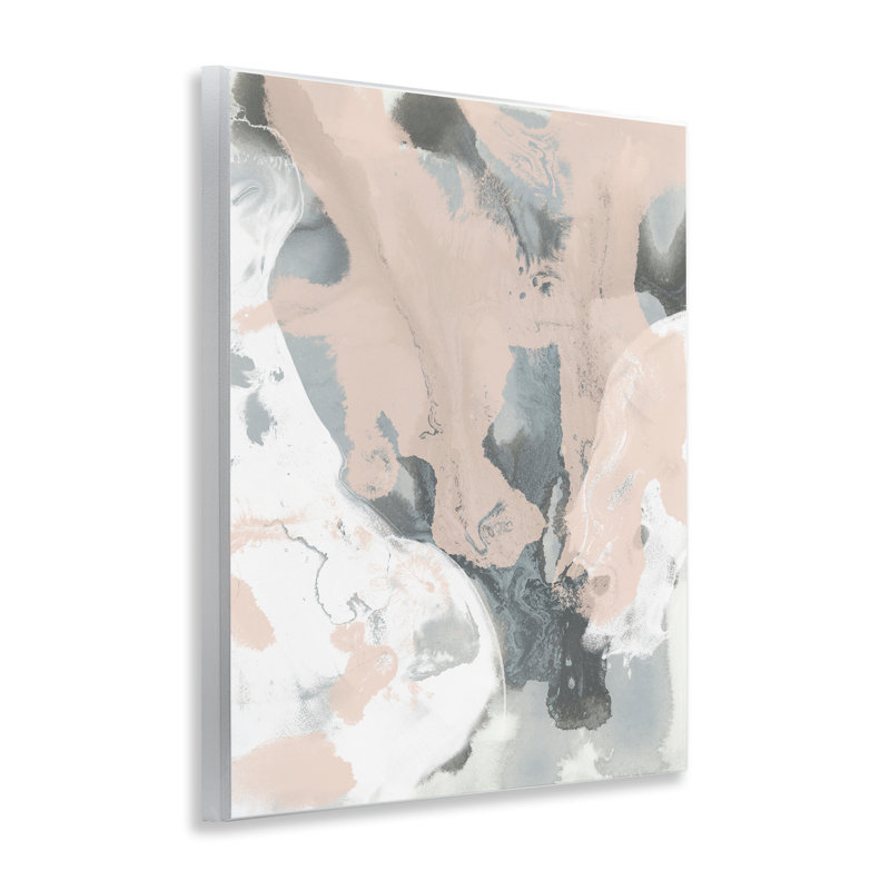 Art sur plaque d'abstraction de fluide organique par Dorothy Fagan