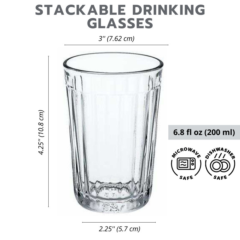 Mankin 8.4 oz. Drinking Glass Set, Clear
