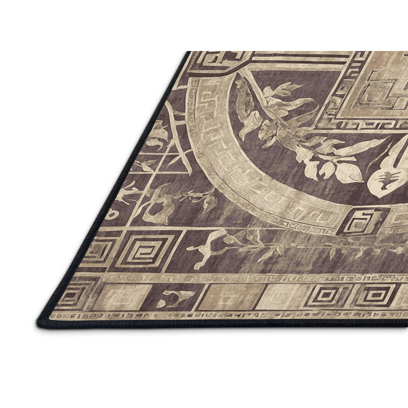 Minotaur's Labyrinth Rug, Square 3'
