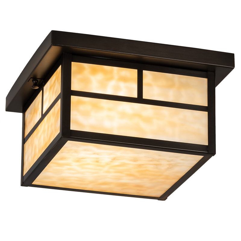 Plafonnier encastré rectangulaire 2 lumières de 14 po Coshocton