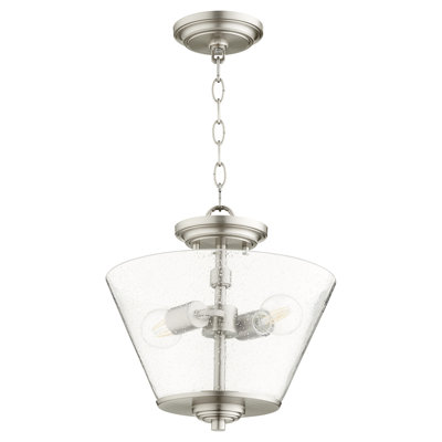 Commer Glass Semi Flush Mount