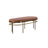 Velvet Upholstered Bench-1953024135