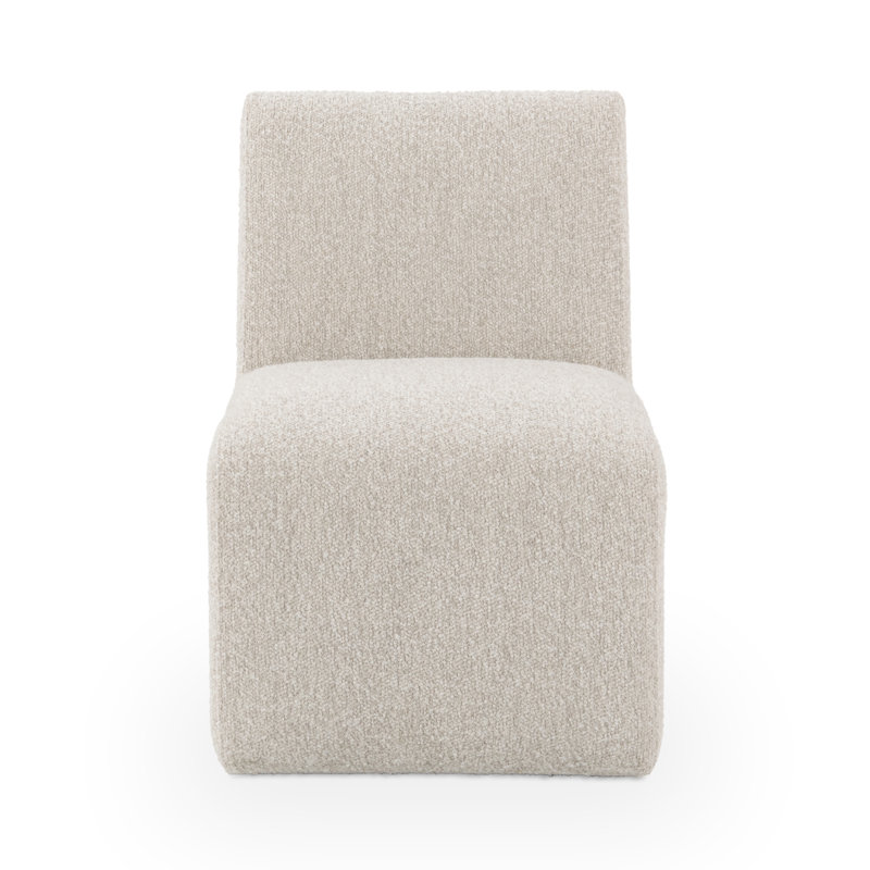 Brighton Upholstered Fabric Dining Chair, Coastal Sand