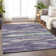 Premium Machine Washable Prisco Purple Rug