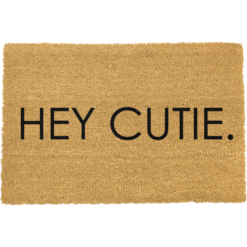 Rugeley Non-Slip Outdoor Doormat, Yellow/Black