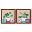 «Growing Happy I», ensemble de 2 peintures sur toile encadrées-1361399050-1361399095