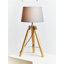 Solid Wood Tripod Lamp