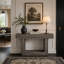 Console en bois de 160 cm, table d'appoint à deux niveaux de style champêtre, table d'entrée-1235765850-1235765854-1235765849