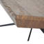 Table basse rectangulaire en bois avec pieds Boomerang