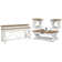 Cocktail Table With 2 End Tables And Console Table