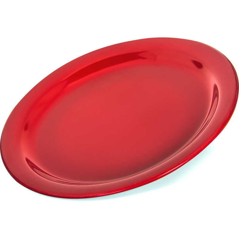Assiette plate en mélamine 9 po Dallas Ware®, Rouge