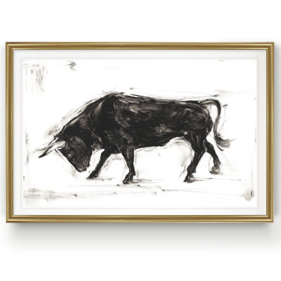 « toro i », reproduction sur toile