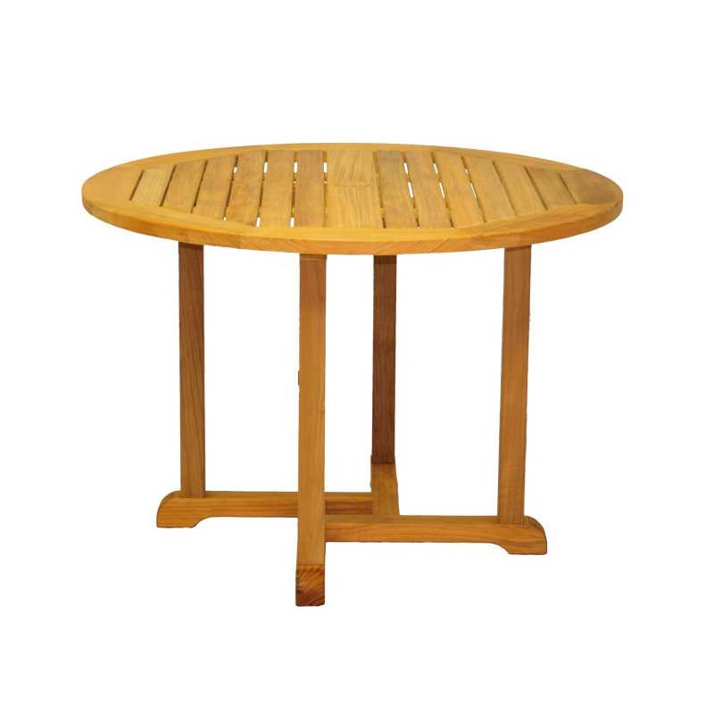 Oxford Outdoor 5 - Piece Teak Dining Set, Black/Natural