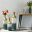Vases de plancher décoratifs en métal et miroirs 3 pièces Glam-133750971