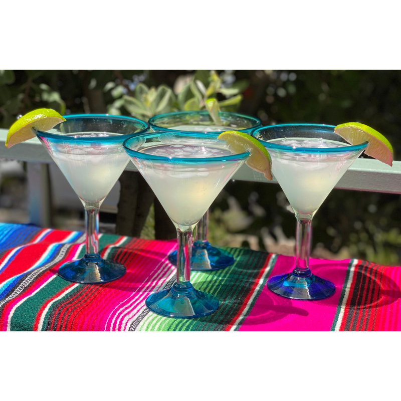 Verre 12 oz. Venito Verres à martini turquoise