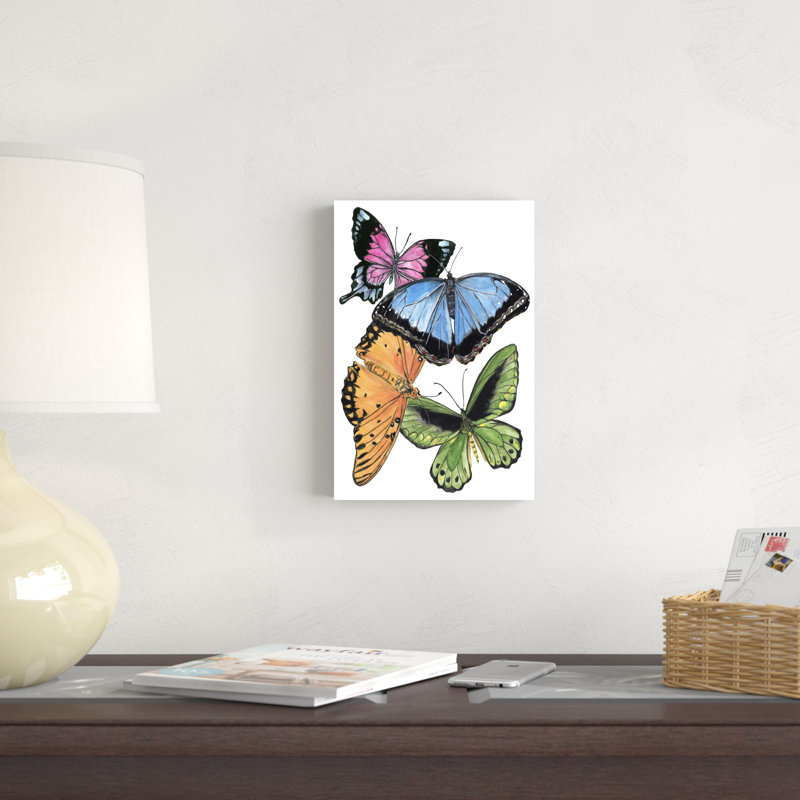 Échantillons de papillons III, H 12 po x l 8 po x P 1,25 po