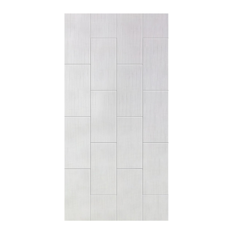 Panneau mural à coller 48 po x 96 po Prodigy, blanc (motif vertical 12 po x 24 po), TPS4896-231