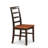 3 Piece Dinette Set for Small Spaces Contains a Round Dining Table with Dropleaf and 2 Dining Chairs, 42x42 Inch, Black & Cherry-537020493-551521011-632280151