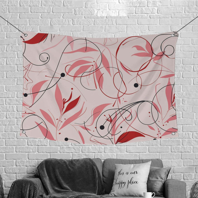 Tapisserie en mousseline de soie, H 68 po x l 80 po