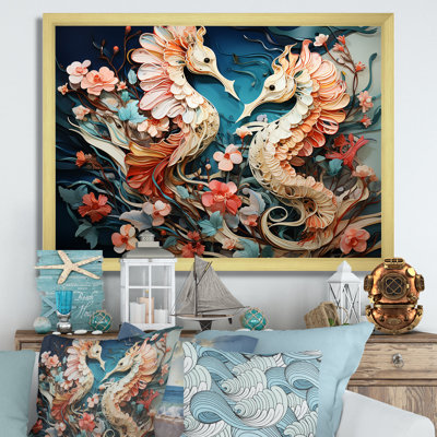 " Seahorse Symphony Ethereal Beauty "